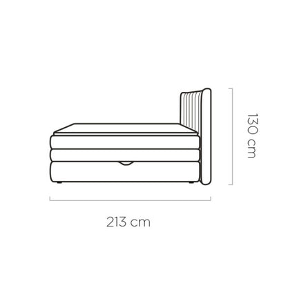 Amber single bed with storage space