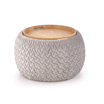 Bonnie pouf with tray and storage space