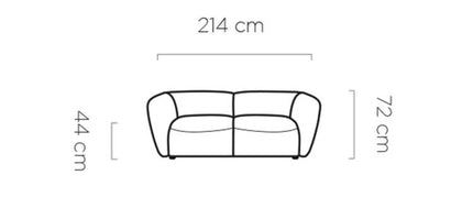 Candelo 3-seat sofa