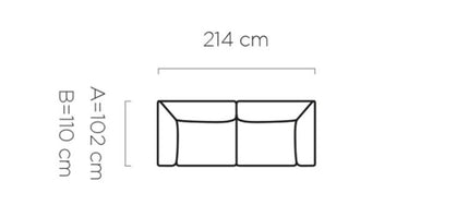 Candelo 3-seat sofa