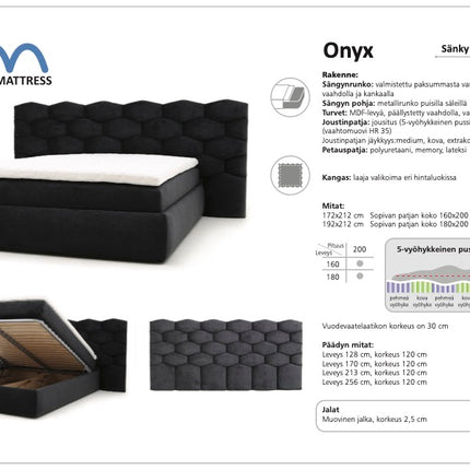 Onyx bed with storage box