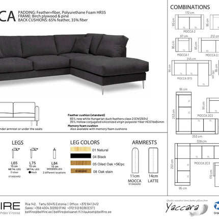 Mocca 3fs soffa