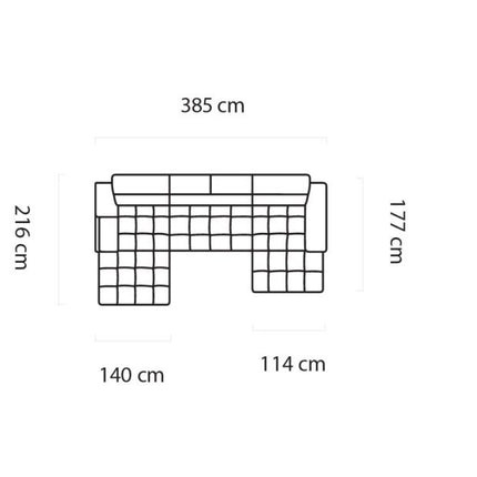 Plaza XL U-Corner Sofa